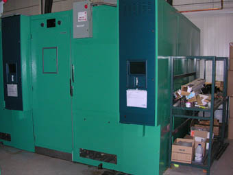 PGV36 Image of a green door to the PGV36 Growth Chamber