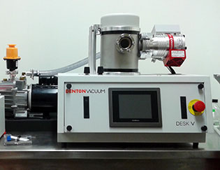 Denton Desk V TSC Image of a Denton Vacuum Desk V thin film deposition solution