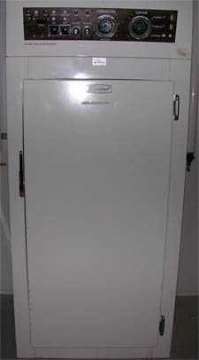 Percival Incubator Image of a white door to the Percival Incubator