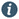 Information icon (lower case italic I , inside a blue circle)