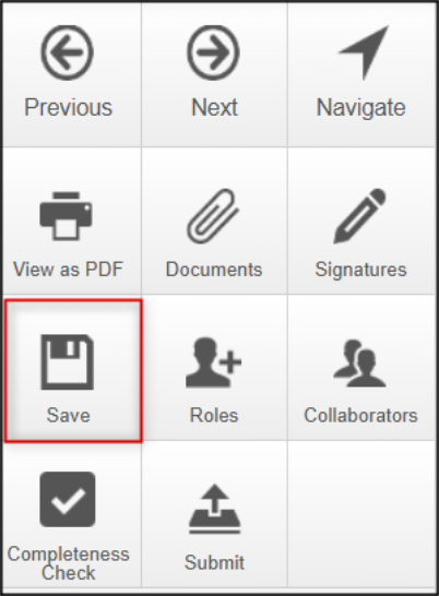 Save button location in EthOS is highlighted